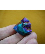 (R1-57) iridescent Aurora Crystal quartz titanium GEM gemstone Aura spec... - £15.43 GBP