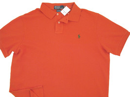NEW Polo Ralph Lauren Polo Shirt!  XL Orange  Smooth Interlock Cotton  RUNS BIG - £34.36 GBP