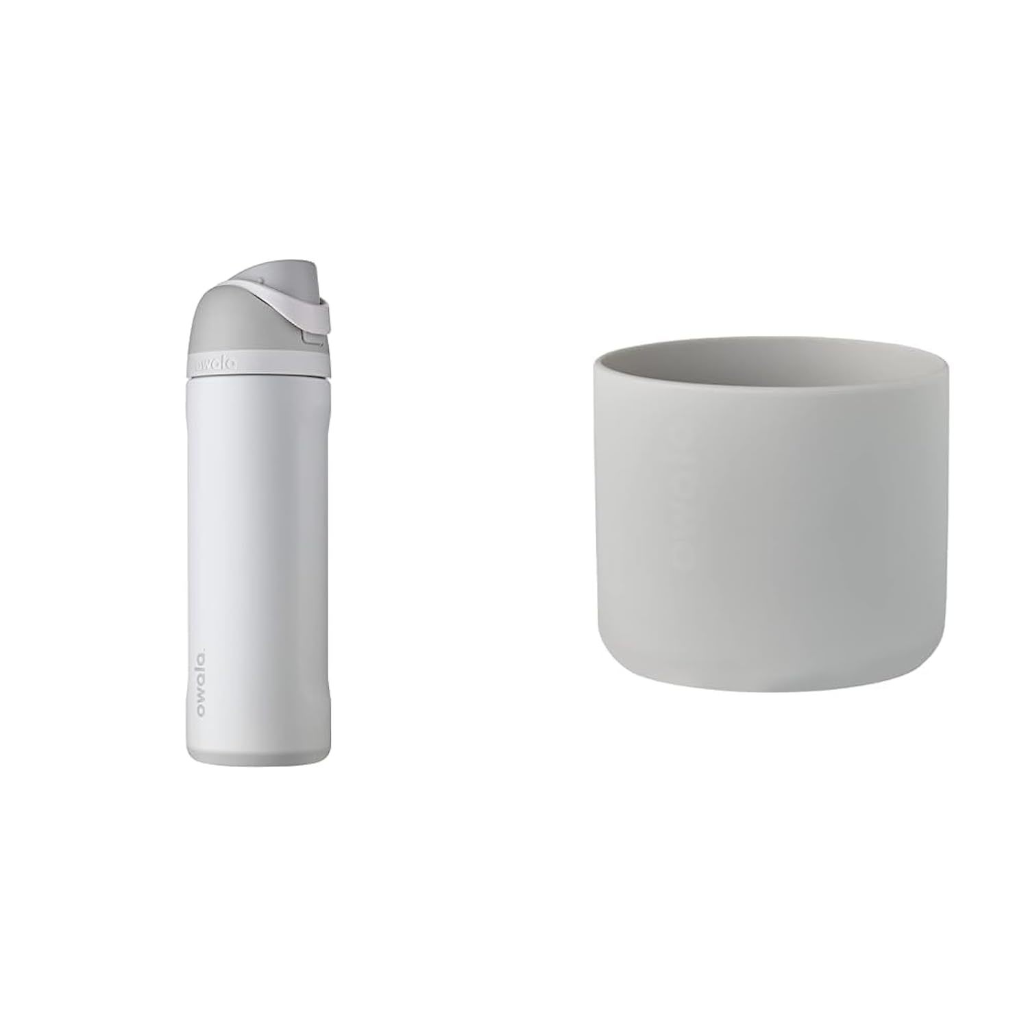 Freesip Insulated Stainless Steel Water Bottle With Straw & Silicone Water Bottl