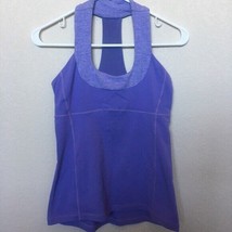 Lululemon scoop neck tank top size 6 purple - £17.58 GBP