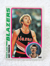 1978 Topps Dave Twardzik Portland Blazers NBA Basketball Trading Card #122 - £1.59 GBP