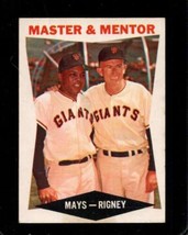 1960 Topps #7 Willie MAYS/BILL Rigney Ex Giants Master And Mentor *X103551 - £17.82 GBP