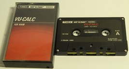 Vu-Calc for Sinclair Timex 1000 computers RARE Cassette Tape 16k Ram CAS1 - £29.27 GBP