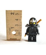 Lego COLE ZX Ninjago Black Ninja Minifigure 9444 9447 9449 9579 Armor Go... - €8,01 EUR