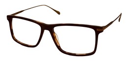John Varvatos Rectangle Brown Plastic  Mens Eyewear Fram V403   56mm - $89.99