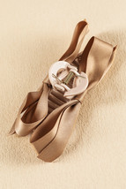 Light French Beige Bow Decor Large Hair Claw Clip - $69.36 MXN