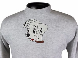 VTG 80s 101 DALMATIANS Hand Painted SWEATSHIRT Sm 50/50 Made In USA! OOA... - $27.22