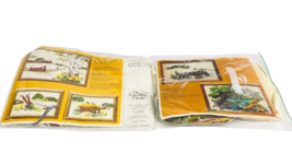 2 Vintage Crewel Kits Creative Circle 335 Farm 313 Wagon Open Package Unused 84 - $27.20