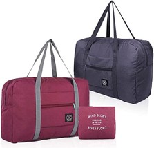 2 Pack Travel Duffle Bag For Spirit Airlines Personal Item Bag Travel Duffel Bag - £19.93 GBP