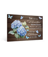 Memorial Canvas Wall Art – You Left Me Beautiful Memories Quote with Hyd... - $72.42 CAD+