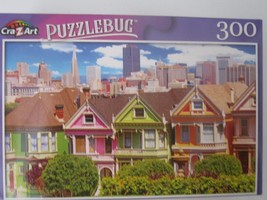 CraZArt Painted Ladies From Alamo Sq San Francisco Skyline Puzzle 300 Pc... - $3.96