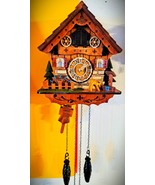 Kintrot Fawn &amp; Waterwheel Quartz Musical Cuckoo Clock - $1,646.25 MXN