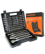 17PC SDS Plus Rotary Hammer Drill Bits &amp; Chisels Set Concrete Masonry Case - $48.74