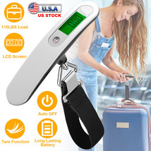 Portable Travel Digital Lcd 110Lb / 50Kg Luggage Scale Weight Scale Hand-Grip Us - £20.07 GBP