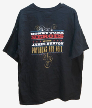 James Burton Honky Tonk Payback Are Hell C&amp;W Heroes Black T-Shirt 2XL - $20.48