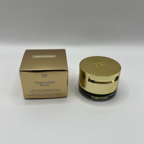 Primary image for TOM FORD BEAUTY CREAM & POWDER EYE COLOR .24oz (Black Sand)