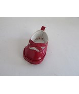 American Girl Bitty Baby Single Shoe Evergreen Holiday Red Patent Leathe... - $5.37 CAD