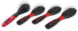 Professional Dog Grooming Pin Brush Stainless Steel &amp; Rubber Choose Size or Set - $13.75