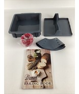 NuWave Oven Silicone Bakeware Kit Pan Divider Ring Cupcake Liners Recipe... - $47.32 CAD