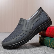 Summer Slip on Men&#39;s Casual Shoes Mens Canvas Shoes Lightweight Male Fla... - $75.83
