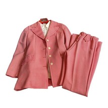 Panhandle Slim Red Gingham Women 3 Piece Shirt Jacket Pants Western Retr... - $280.49