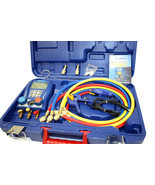 HVAC Digital Testing Manifold Gauge Set for Service Refrigeration Air Co... - $230.81 CAD
