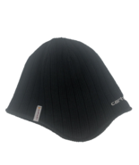 Carhartt Men&#39;s Akron Ear Flaps Beanie Black Knit Winter Hat - £11.25 GBP