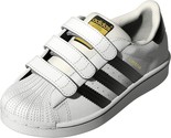 adidas Originals Unisex Kids Superstar CF Sneaker White/Black EF4838 Siz... - £37.40 GBP
