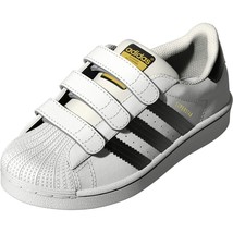 adidas Originals Unisex Kids Superstar CF Sneaker White/Black EF4838 Size 3K - £37.80 GBP