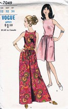 Vintage 1950&#39;s Misses&#39; Dress in 2 Lengths Vogue Pattern 7049 - Size 12 - £11.79 GBP