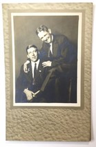 Vintage RPPC of 2 Men Brothers or Father and Son Portrait Style PC - $29.00