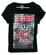 Wisconsin Badgers Black T-Shirt Bucky Mascot Girls XL 14 Women XS Shirt ... - £13.43 GBP