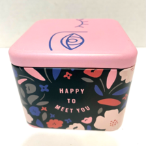 Fossil Authentic 2018 Happy To Meet You Empty Watch Tin Box 3.5 x 2.75 inches - £10.07 GBP