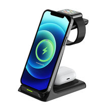 15W Wireless Charger Stand 3in1 Charging Station For Apple iWatch iPhone 14 13 - £14.87 GBP