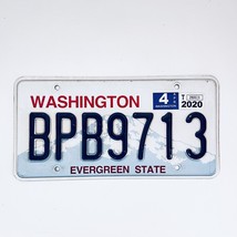 2020 United States Washington Evergreen Passenger License Plate BPB9713 - £14.86 GBP