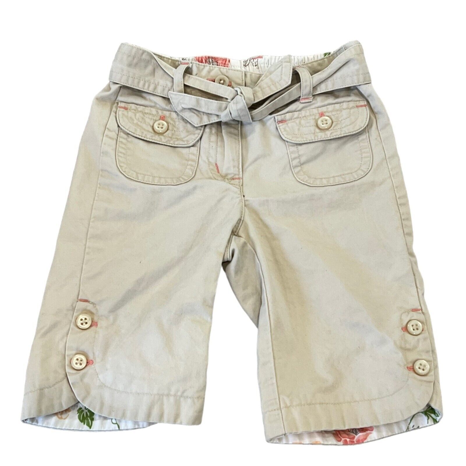 Janie and Jack Vintage Botanical Capri Pants 6-12 Months - $14.40
