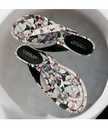 Charles By Charles David Croco Womens MultiColor Flip Flops Sandals Thon... - £24.33 GBP