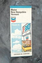 1971 Chevron Maine New Hampshire Vermont Map - £1.96 GBP