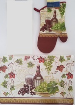 Kitchen Linen &amp; Placemats Wine Wicker Theme, Select: Item(s) - £5.15 GBP+