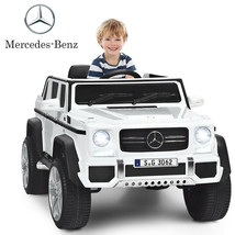 12V Licensed Mercedes-Benz Kids Ride On Car Rc Motorized Vehicles W/ Tru... - £419.84 GBP