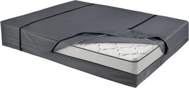 Reusable Heavy Duty Canvas Mattress Bag With Zipper And Lifting And Moving - £49.51 GBP