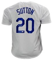 Don Sutton Signed Autographed &quot;HOF 98&quot; Los Angeles Dodgers Baseball Jers... - £78.65 GBP