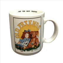 Old Friends Are The Best Friends Coffee Hot Chocolate Mug Cup 8oz - £7.94 GBP