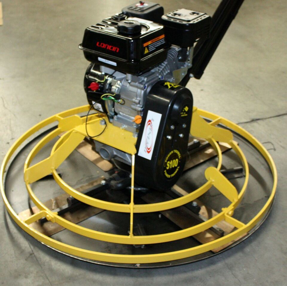 37&quot; Walk-Behind Cement Power Trowel Concrete Finisher 6.5HP Power Engine... - $1,209.49