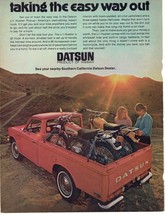 1971 Datsun Truck Li&#39;l Hustler Print Ad Automobile 8.5&quot; x 11&quot; - £15.03 GBP