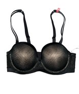 Ambrielle Lightly Lined Strapless Multi Way Bra Black Lace Over Nude Siz... - $443.98 MXN