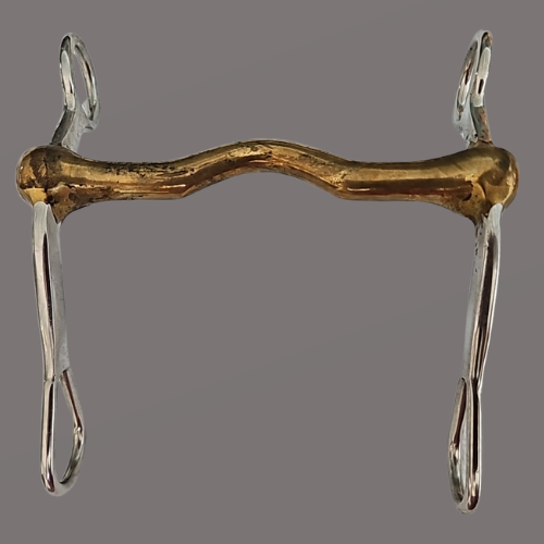 Copper Mouth Stainless Steel Western Horse Shanked Curb Bit - $26.99