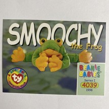 Ty Beanie Babies Smoochy the Frog 4039 Trading Card Single Series I 1998 - £1.35 GBP