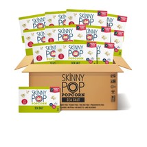 SkinnyPop Sea Salt Microwave Popcorn Bags, Healthy Snacks Microwavable B... - $75.65