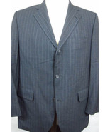 GORGEOUS VTG Brooks Brothers Brooksease Gray Stripe Wool Suit 40R 34x28 USA - $113.99